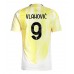 Maillot de foot Juventus Dusan Vlahovic #9 Extérieur vêtements 2024-25 Manches Courtes